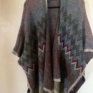 Stylish Multicolor Poncho